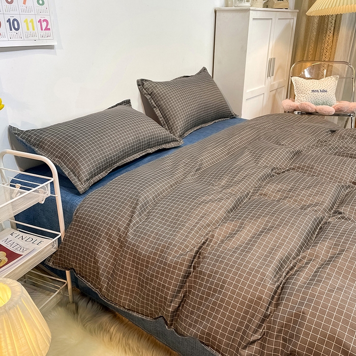 91家纺网 家纺一手货源 找家纺 赫然家纺 新款舒适柔软亲肤爆款芦荟棉四件套货源充足伊格