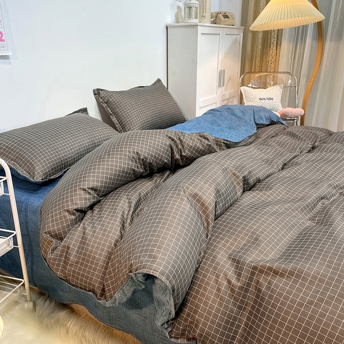 91家纺网 家纺一手货源 找家纺 赫然家纺 新款舒适柔软亲肤爆款芦荟棉四件套货源充足伊格