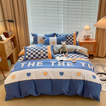 91家纺网 家纺一手货源 找家纺 （总）芃成家纺 2023新款磨毛四件套