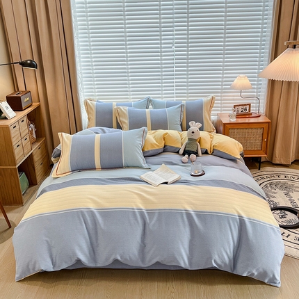 芃成家纺 2023新品磨毛被套 梦幻空间-蓝