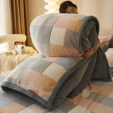 91家纺网 家纺一手货源 找家纺 （总）21度C 2023新款雪花绒被套