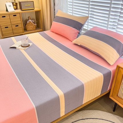 芃成家纺 2023新款磨毛单床笠 梦幻空间-粉