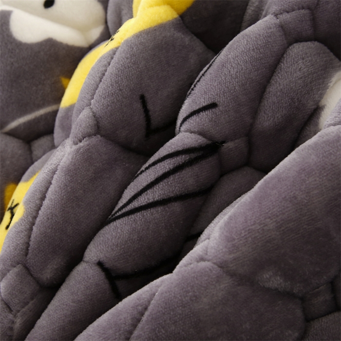 91家纺网 家纺一手货源 找家纺 东宇 2024年新款A类抗菌牛奶绒大床加厚床垫 晚安