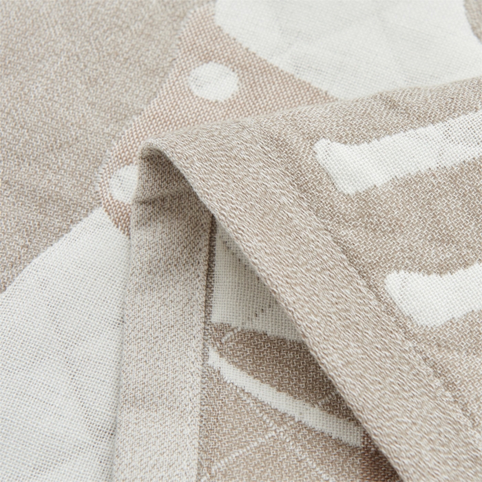 91家纺网 家纺一手货源 找家纺 朴尔 2023新款三层纱布定位枕巾 吉姆熊-灰