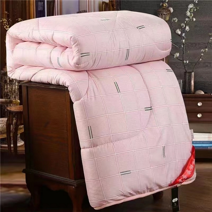 91家纺网 家纺一手货源 找家纺 梦繁家纺 2023新款磨毛压花蚕丝被子夏凉被 格调