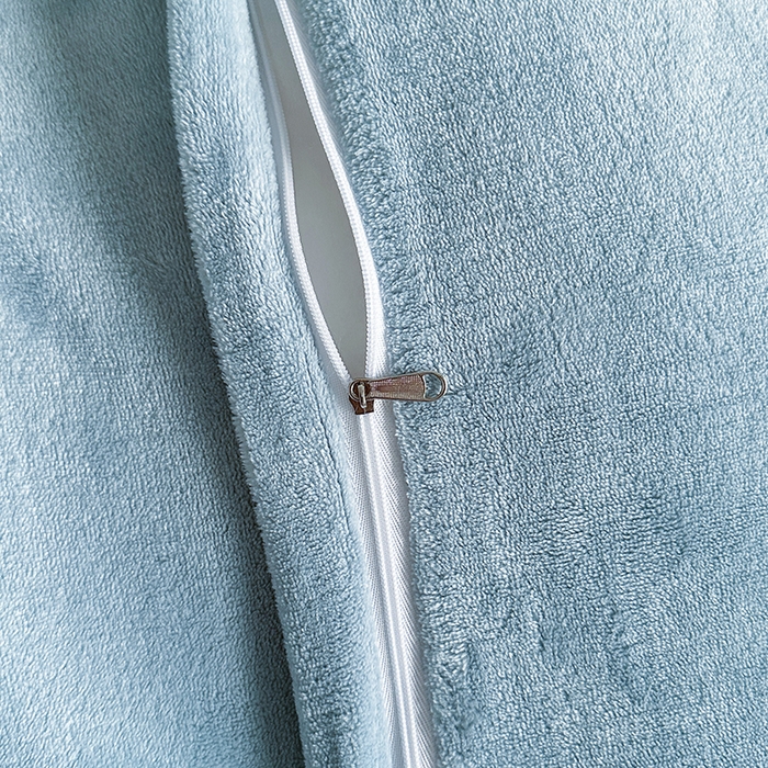 91家纺网 家纺一手货源 找家纺 金艾草 2023新款牛奶绒立体雕花夹棉床盖四件套 雕花绒-蓝灰