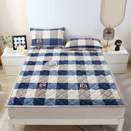 91家纺网 家纺一手货源 找家纺 （总）东宇 2024年新款A类抗菌牛奶绒大床加厚床垫