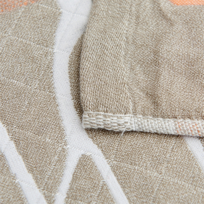 91家纺网 家纺一手货源 找家纺 朴尔 2023新款三层纱布定位枕巾 仙林小鹿-灰