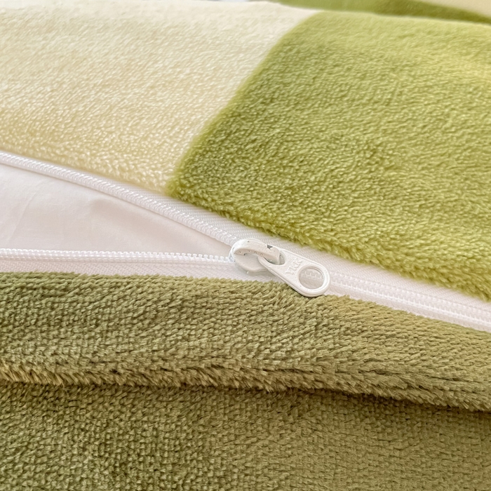 91家纺网 家纺一手货源 找家纺 呗旺鹿 2023新款加厚高克重印花牛奶绒四件套直播爆款 奔跑的曲奇