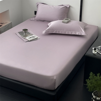 91家纺网 家纺一手货源 找家纺 三味舒屋 2024新款50S双股贡缎长绒棉纯色单品系列 赤紫