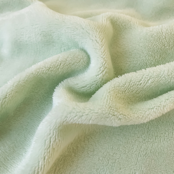 91家纺网 家纺一手货源 找家纺 凯美家居 2023新款牛奶绒刺绣四件套 温婉 嫩绿