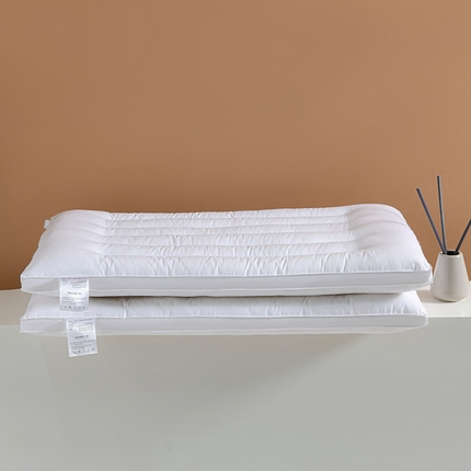 91家纺网 家纺一手货源 找家纺 （总）仁宇枕业 2023年新款 喷气全棉蒙娜丽莎酒店低枕