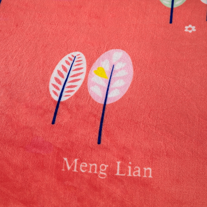 91家纺网 家纺一手货源 找家纺 侨鑫 2023新款云貂绒毛毯 彩虹树