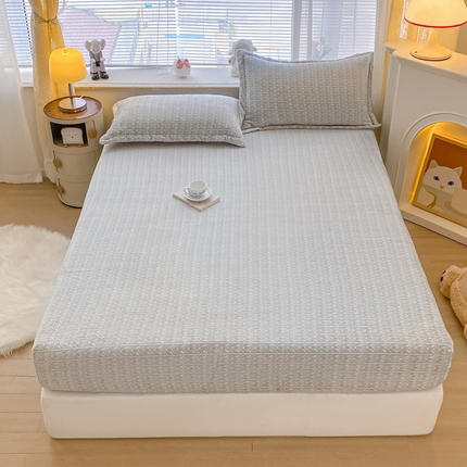 91家纺网 家纺一手货源 找家纺 （总）欧邦 新款印花牛奶绒单品床笠