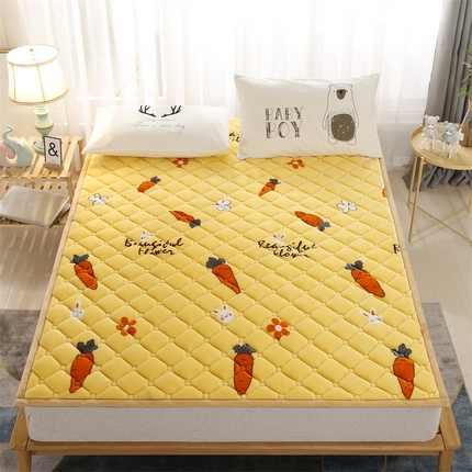 91家纺网 家纺一手货源 找家纺 （总）东宇 2024年新款A类抗菌牛奶绒大床加厚床垫