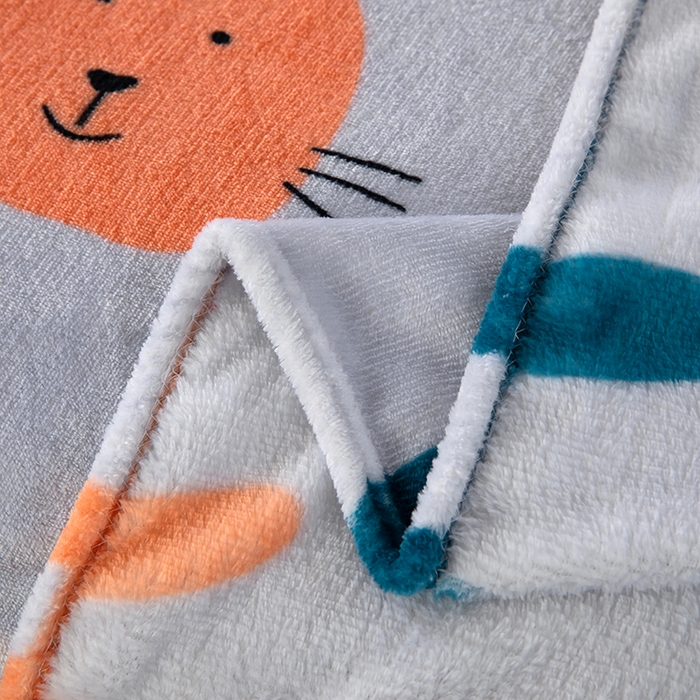 91家纺网 家纺一手货源 找家纺 侨鑫 2023新款云貂绒毛毯 兔宝宝