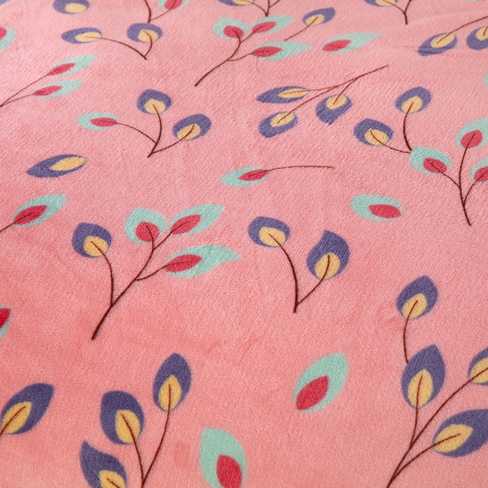 91家纺网 家纺一手货源 找家纺 侨鑫 2023新款云貂绒毛毯 孔雀羽