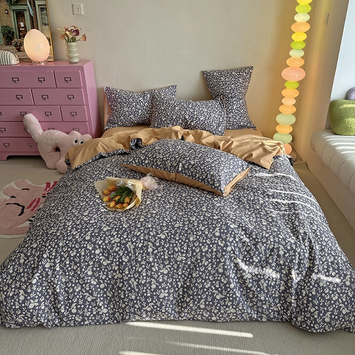 91家纺网 家纺一手货源 找家纺 千朵 2023新款全棉生态磨毛四件套 尔樱