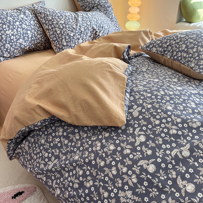 91家纺网 家纺一手货源 找家纺 千朵 2023新款全棉生态磨毛四件套 尔樱