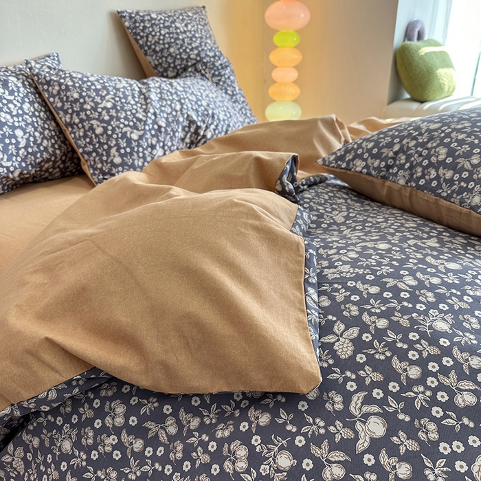 91家纺网 家纺一手货源 找家纺 千朵 2023新款全棉生态磨毛四件套 尔樱