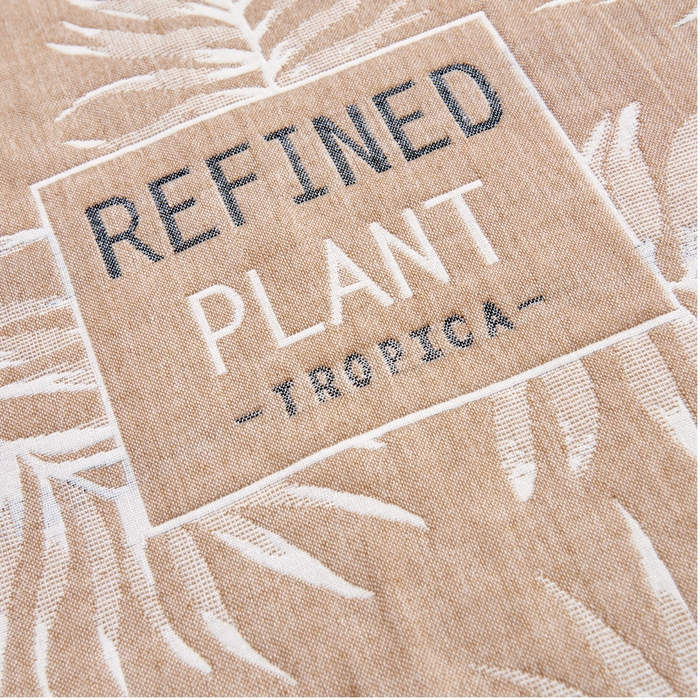 91家纺网 家纺一手货源 找家纺 朴尔家纺-毛巾被 2023新款混纺三层纱布枕巾详情图 热带草原-驼