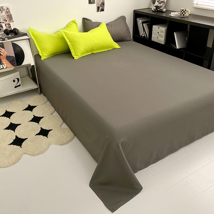 91家纺网 家纺一手货源 找家纺 贝拉梦2023新款个性撞色混搭亲肤棉四件套 绿灯侠