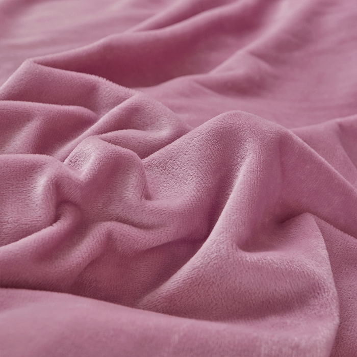 91家纺网 家纺一手货源 找家纺 罗艺轩 2024新款欧洲风情宝宝绒可拆卸夹棉床裙三件套 丁香紫