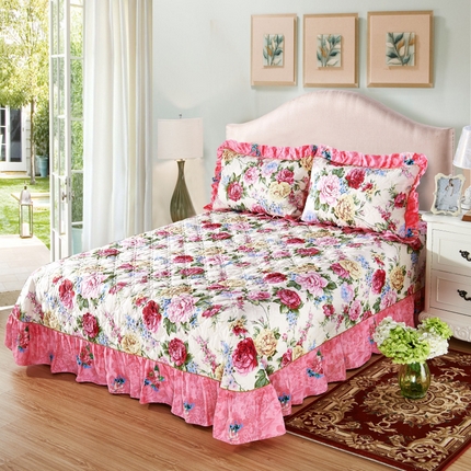 91家纺网 家纺一手货源 找家纺 （总）爱妮玖玖家纺 2023新款单品床盖--普款系列