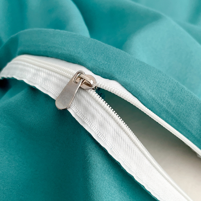 91家纺网 家纺一手货源 找家纺 贝拉梦2023新款个性撞色混搭亲肤棉四件套 禁止焦虑