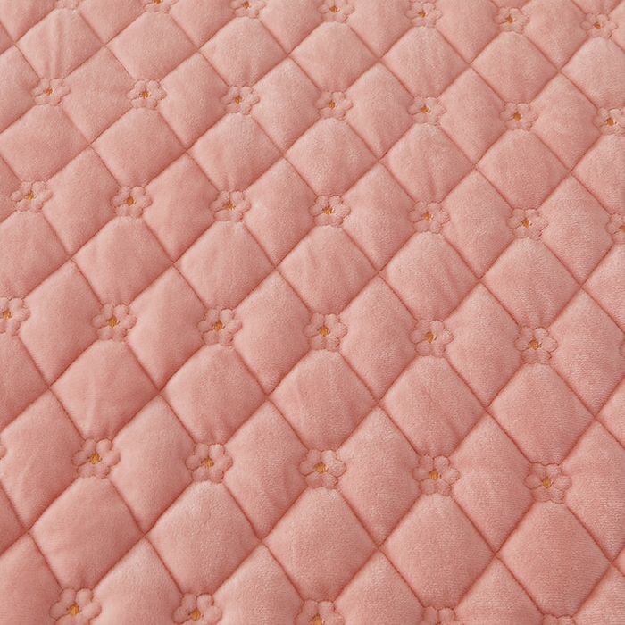 91家纺网 家纺一手货源 找家纺 罗艺轩 2024新款欧洲风情宝宝绒可拆卸夹棉床裙三件套 美人玉