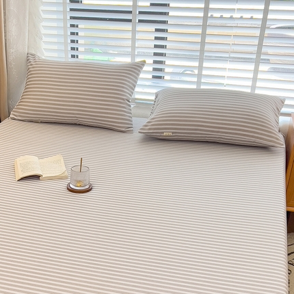 91家纺网 家纺一手货源 找家纺 芃成家纺 2023新款磨毛系列磨毛枕套细川 咖