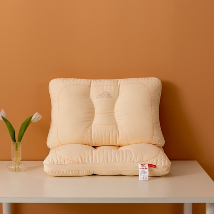 拾光枕芯 2023新款云绒spa定型枕枕头枕芯  米黄