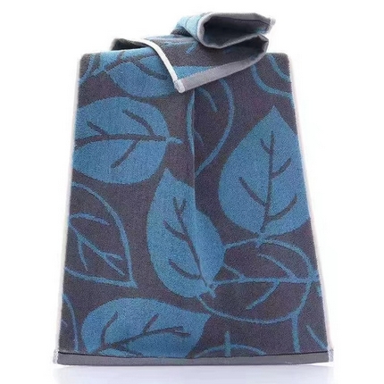 91家纺网 家纺一手货源 找家纺 （总）双梦毛巾 2023新款纯棉 落叶知秋 成人洗脸毛巾加厚款