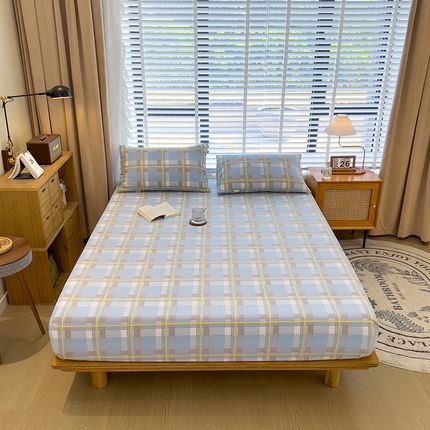 芃成家纺 2023新款磨毛单床笠莫尼蓝