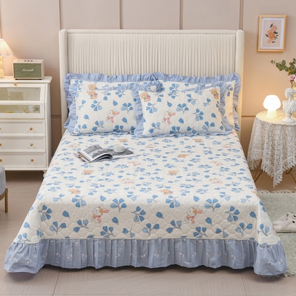 91家纺网 家纺一手货源 找家纺 （总）爱妮玖玖家纺 2023新款单品床盖--韩式床盖系列