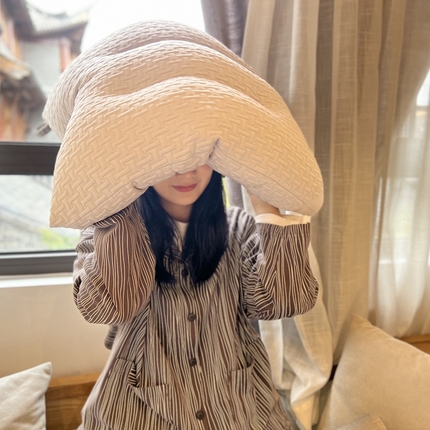 （总）拾光枕芯 2023新款韩国绒水洗枕灰白两色枕芯