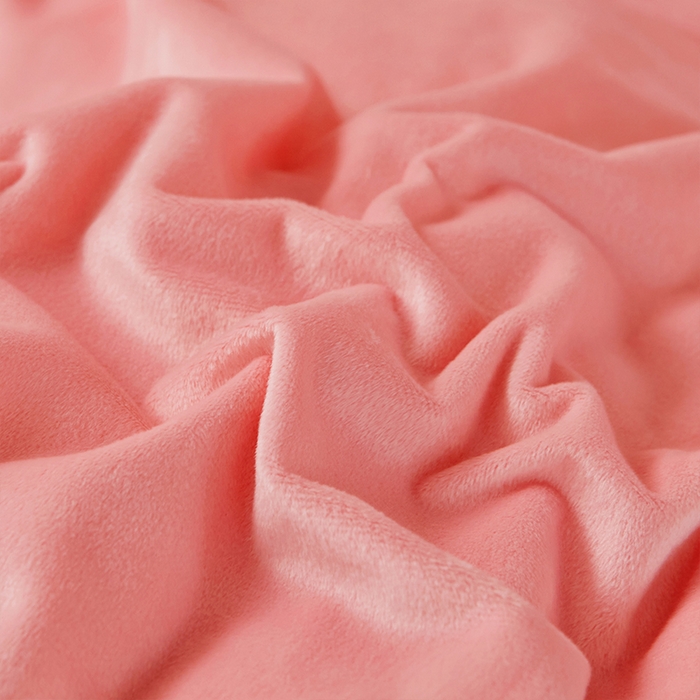 91家纺网 家纺一手货源 找家纺 罗艺轩 2024新款欧洲风情宝宝绒可拆卸夹棉床裙四件套 樱花粉