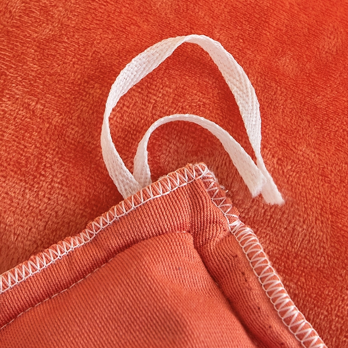 91家纺网 家纺一手货源 找家纺 罗艺轩 2024新款欧洲风情宝宝绒可拆卸夹棉床裙四件套 爱玛橙