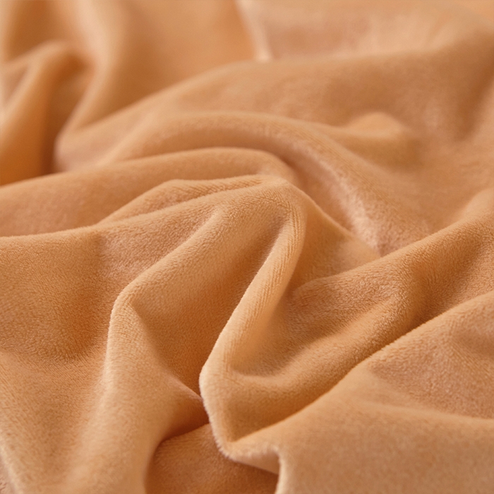 91家纺网 家纺一手货源 找家纺 罗艺轩 2024新款欧洲风情宝宝绒可拆卸夹棉床裙四件套 香槟金