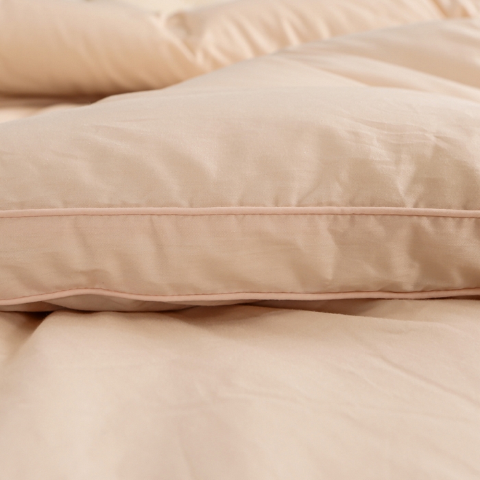 91家纺网 家纺一手货源 找家纺 天瑜家纺 2023新款喷气全棉A类无荧光大豆冬被子被芯卡其