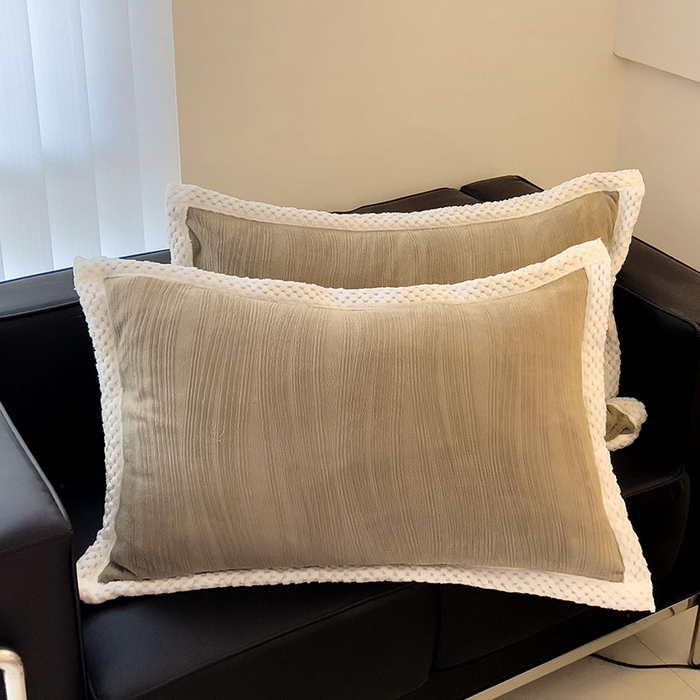 91家纺网 家纺一手货源 找家纺 （总）琪格格纺织 2023新款暖绒包边雕花绒简约款四件套