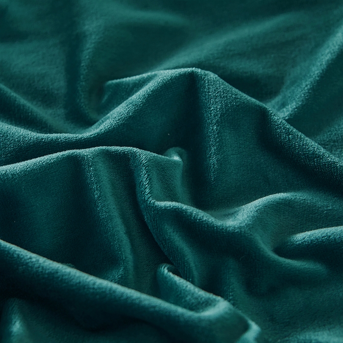 91家纺网 家纺一手货源 找家纺 罗艺轩 2024新款欧洲风情宝宝绒可拆卸夹棉床裙四件套 橄榄绿