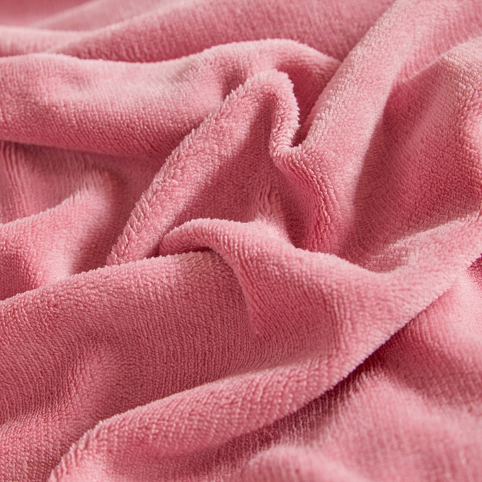 91家纺网 家纺一手货源 找家纺 虹星家纺 2023新款牛奶绒夹棉床裙套件清新系列-床裙款四件套 清新-萝莉豆沙