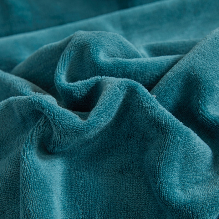 91家纺网 家纺一手货源 找家纺 虹星家纺 2023新款牛奶绒夹棉床裙套件清新系列-床裙款四件套 清新-孔雀兰