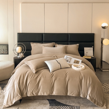 91家纺网 家纺一手货源 找家纺 （总）小久久（小九九） 2025新款婴儿绒A类埋绳工艺款四件套