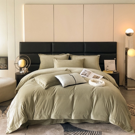 91家纺网 家纺一手货源 找家纺 （总）小久久（小九九） 2025新款婴儿绒A类埋绳工艺款四件套