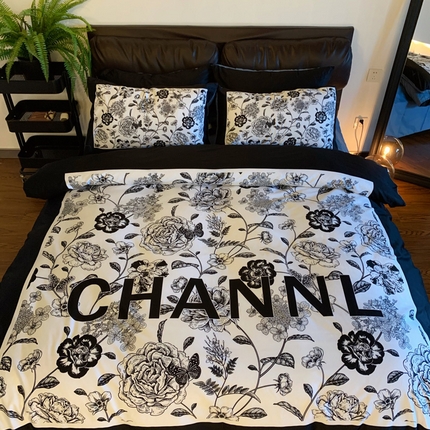 花沐 2023新款ab版纯棉数码四件套 云暮间