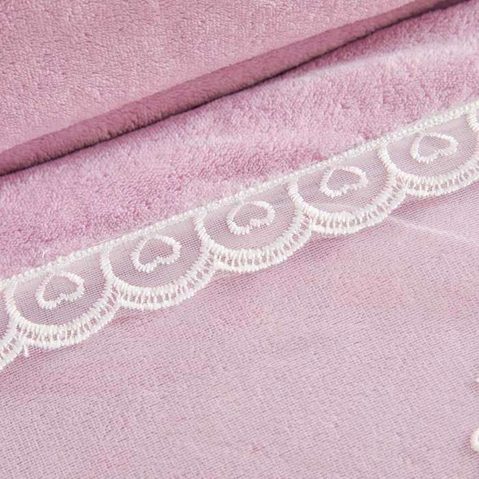 91家纺网 家纺一手货源 找家纺 虹星家纺 2023新款牛奶绒夹棉床裙套件清新系列-床裙款四件套 清新-浪漫紫