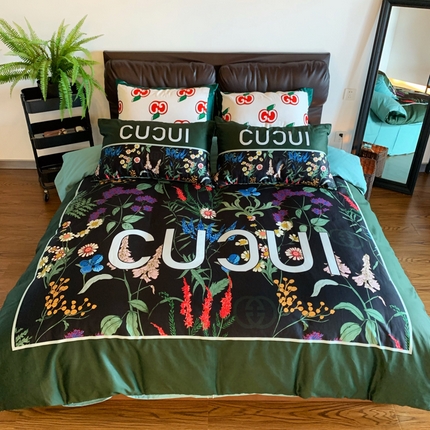 花沐 2023新款ab版纯棉数码四件套 花千树