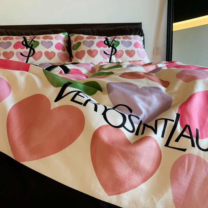 91家纺网 家纺一手货源 找家纺 （总）花沐 2023新款ab版纯棉数码四件套